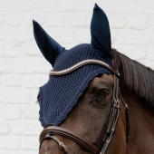 Long Ear Bonnet Loop Soundless Navy Blue Long Ear Bonnet Loop Soundless Navy Blue