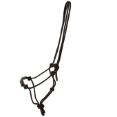 Rope Halter Grooming Deluxe Black Rope Halter Grooming Deluxe Black