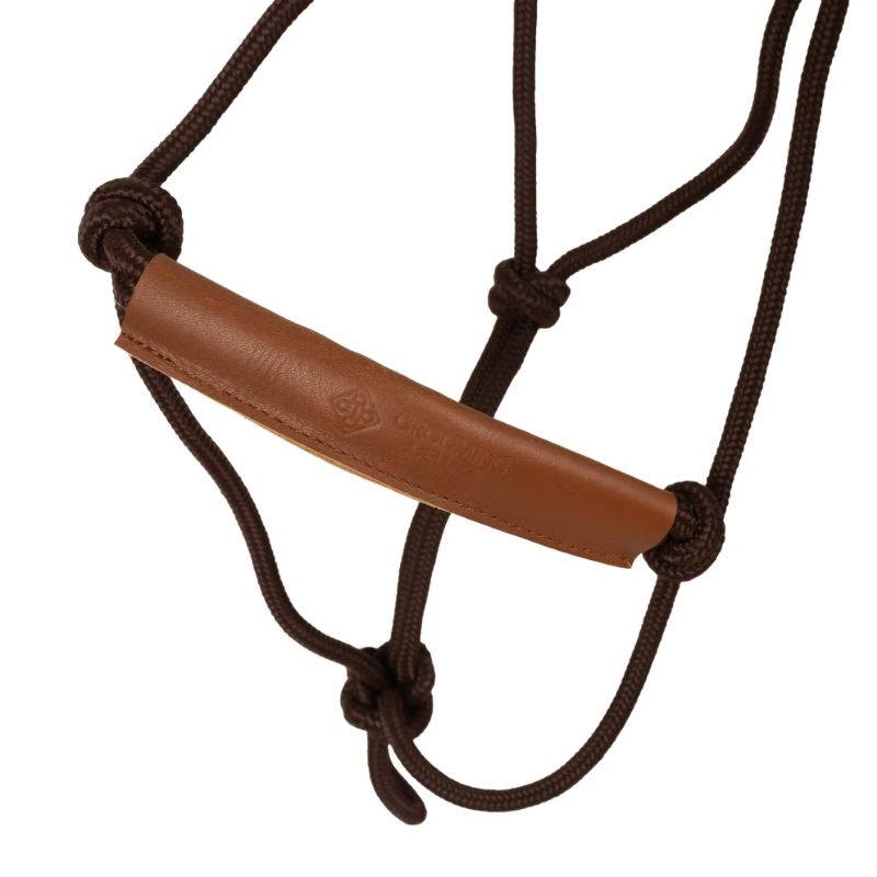 Rope Halter Grooming Deluxe Brown