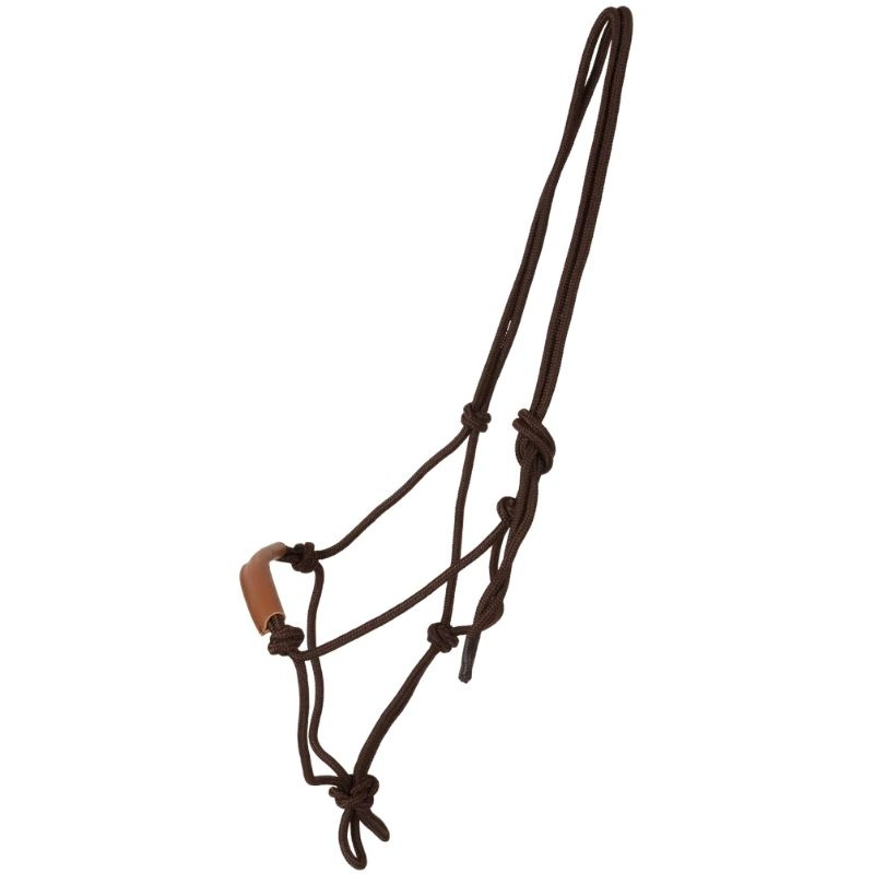 Rope Halter Grooming Deluxe Brown