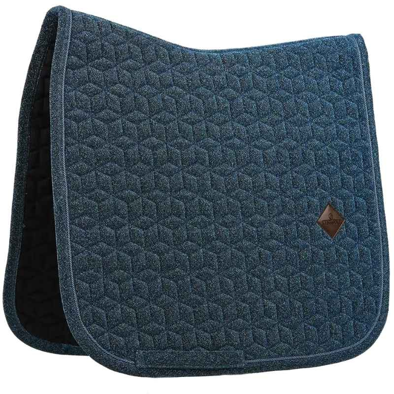 Dressage Saddle Pad Full Sparkling Navy Blue