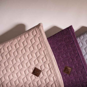 Dressage Saddle Pad Full Sparkling Old Rose Dressage Saddle Pad Full Sparkling Old Rose