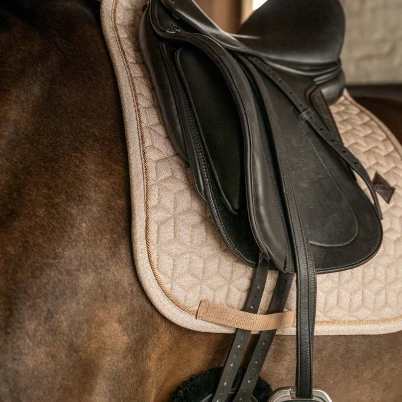 Dressage Saddle Pad Full Sparkling Beige