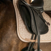 Dressage Saddle Pad Full Sparkling Beige Dressage Saddle Pad Full Sparkling Beige