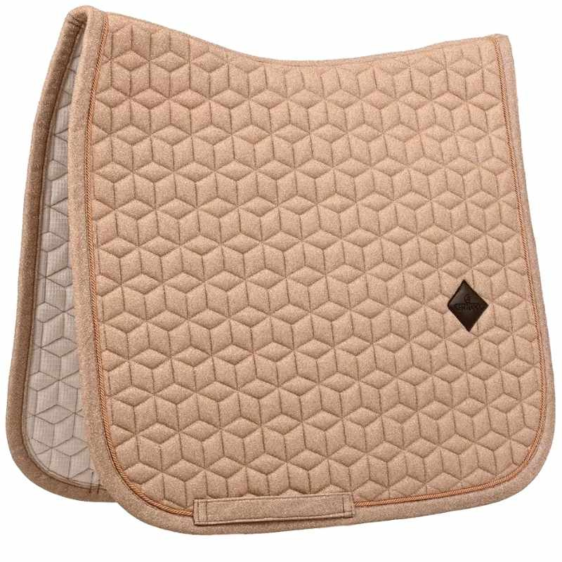 Dressage Saddle Pad Full Sparkling Beige