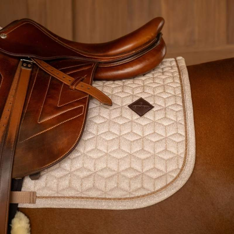 Saddle Pad Full Sparkling Beige