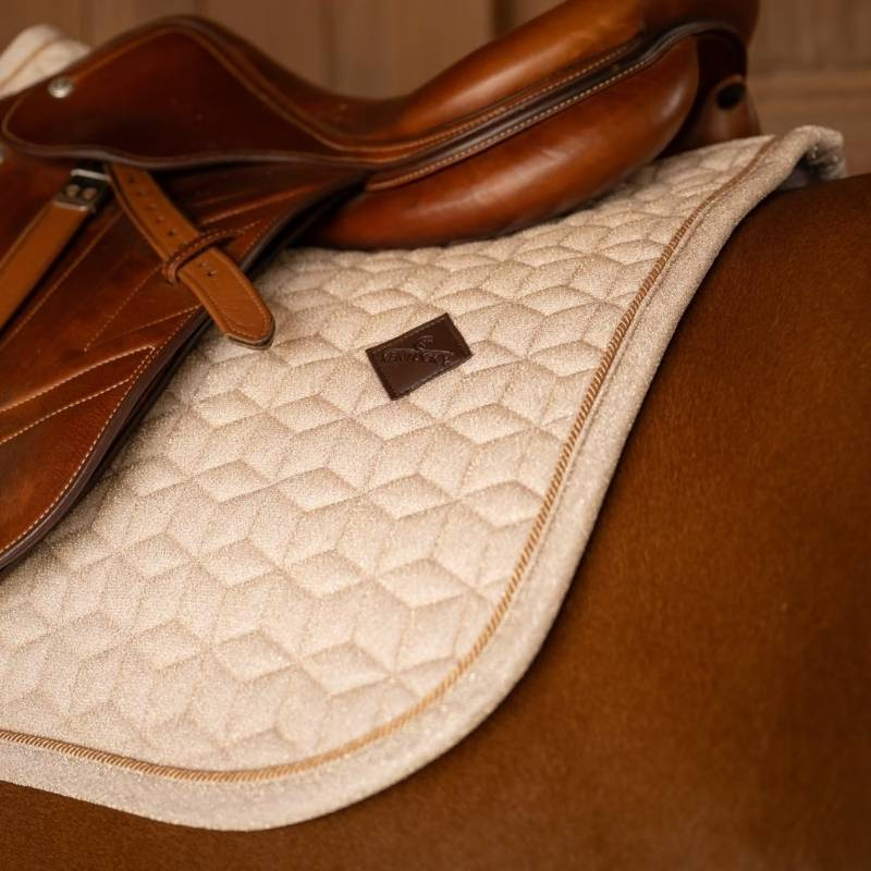 Saddle Pad Full Sparkling Beige