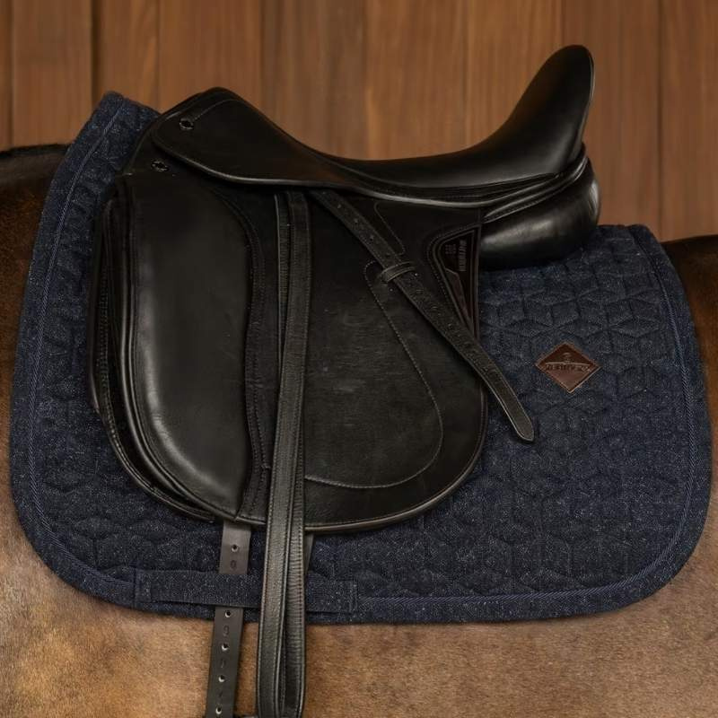 Dressage Saddle Pad Full Sparkling Dark Navy