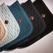 Dressage Saddle Pad Full Sparkling Dark Navy Dressage Saddle Pad Full Sparkling Dark Navy