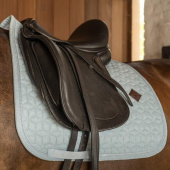 Dressage Saddle Pad Full Sparkling Light Blue Dressage Saddle Pad Full Sparkling Light Blue
