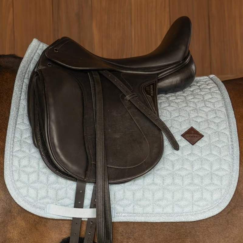 Dressage Saddle Pad Full Sparkling Light Blue