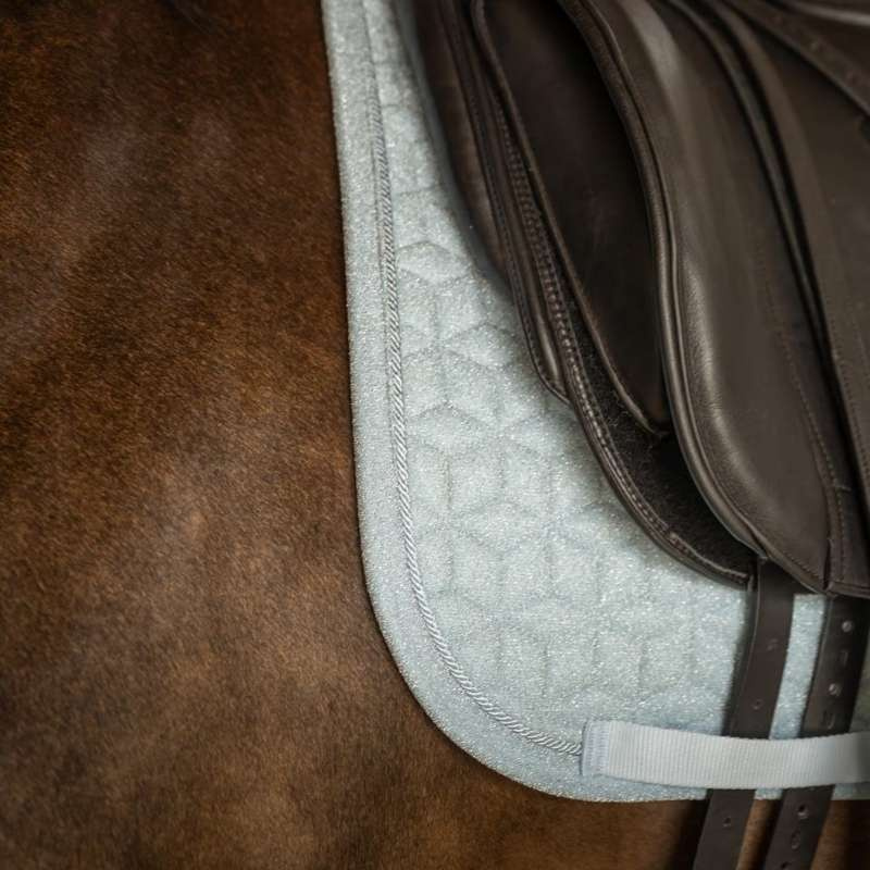 Dressage Saddle Pad Full Sparkling Light Blue