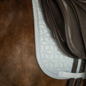 Dressage Saddle Pad Full Sparkling Light Blue Dressage Saddle Pad Full Sparkling Light Blue
