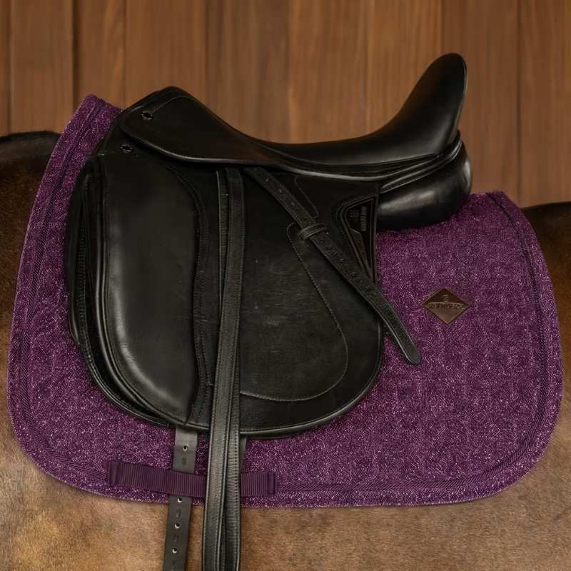 Dressage Saddle Pad Full Sparkling Purple