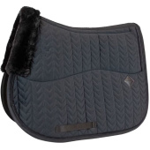 Saddle Pad Skin Friendly Velvet Black Saddle Pad Skin Friendly Velvet Black