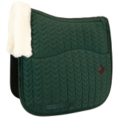Dressage Saddle Pad Skin Friendly Velvet Green Dressage Saddle Pad Skin Friendly Velvet Green