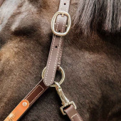 Leather Halter Artificial Anatomic Flexible Brown Leather Halter Artificial Anatomic Flexible Brown