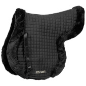 Saddle Pad Hunter Vegan Sheepskin Black Saddle Pad Hunter Vegan Sheepskin Black