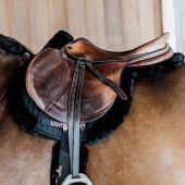 Saddle Pad Hunter Vegan Sheepskin Black Saddle Pad Hunter Vegan Sheepskin Black