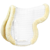Saddle Pad Hunter Vegan Sheepskin Vit Full Saddle Pad Hunter Vegan Sheepskin Vit Full