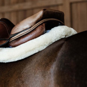 Saddle Pad Hunter Vegan Sheepskin Vit Full Saddle Pad Hunter Vegan Sheepskin Vit Full