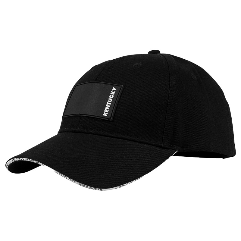 Cap Rubber Logo Black