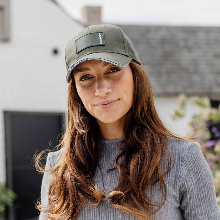 Cap Rubber Logo Dark Green