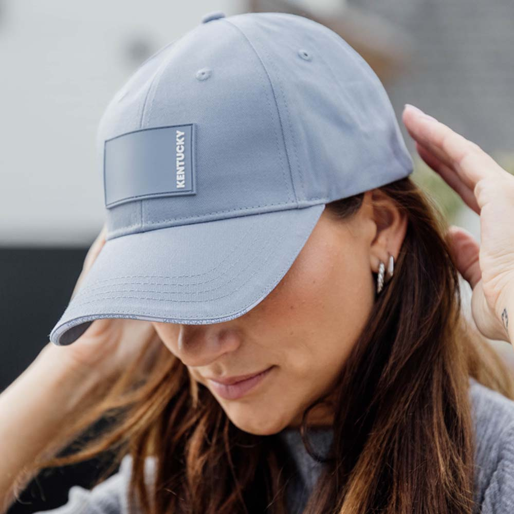 Cap Rubber Logo Light Blue