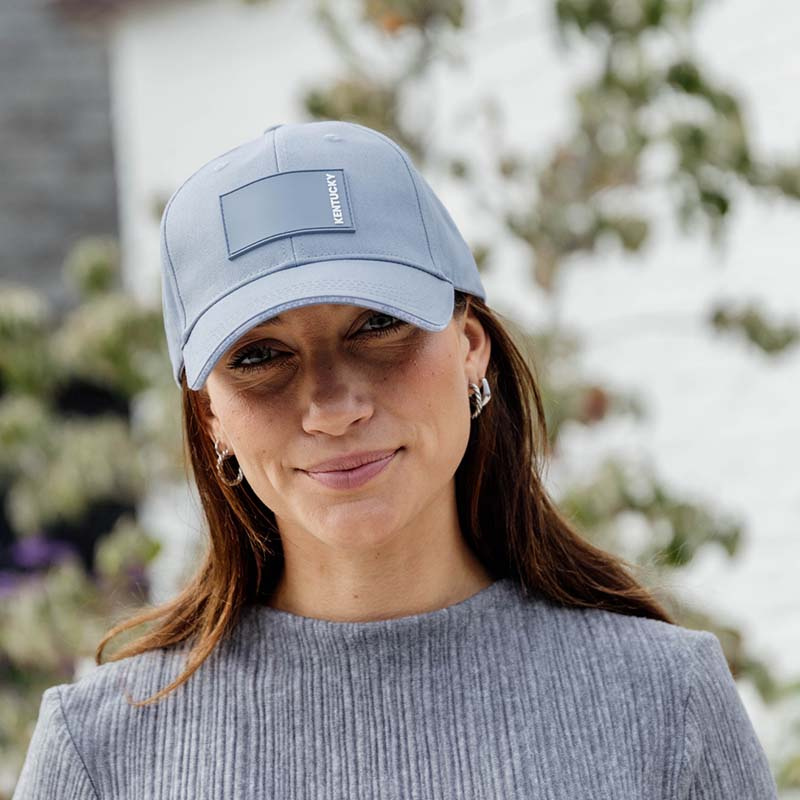 Cap Rubber Logo Light Blue