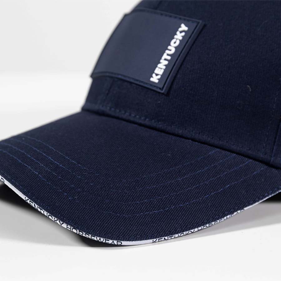 Cap Rubber Logo Navy Blue