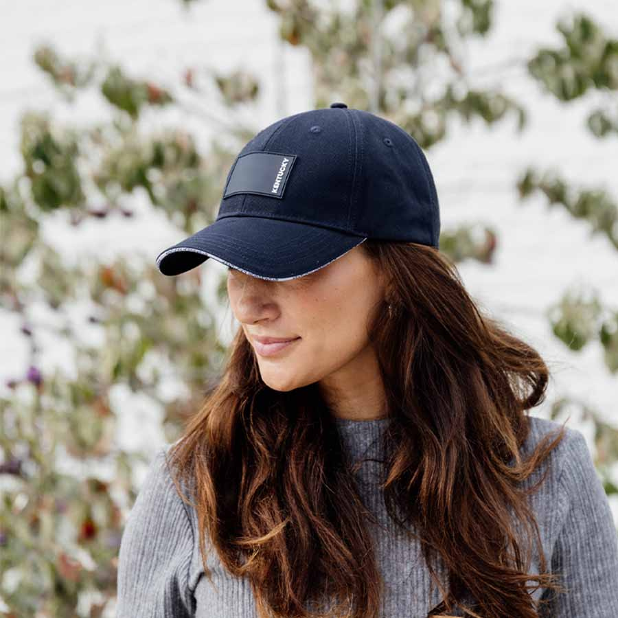 Cap Rubber Logo Navy Blue