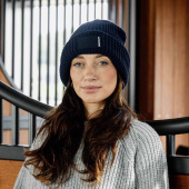 Beanie Rubber Logo Navy Blue Beanie Rubber Logo Navy Blue