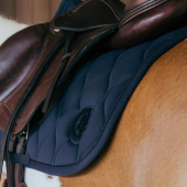Saddle Pad Wave 3D Logo Navy Blue Saddle Pad Wave 3D Logo Navy Blue