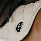 Saddle Pad Wave 3D Logo Beige Saddle Pad Wave 3D Logo Beige