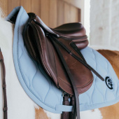 Saddle Pad Wave 3D Logo Light Blue Saddle Pad Wave 3D Logo Light Blue