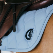 Saddle Pad Wave 3D Logo Light Blue Saddle Pad Wave 3D Logo Light Blue