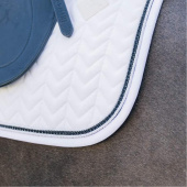 Dressage Saddle Pad Metal Chain White Dressage Saddle Pad Metal Chain White
