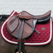 Saddle Pad Plaited Cord Bordeaux Saddle Pad Plaited Cord Bordeaux