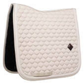 Dressage Saddle Pad Plaited Cord Beige Dressage Saddle Pad Plaited Cord Beige