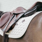 Saddle Pad Plaited Cord Beige Saddle Pad Plaited Cord Beige