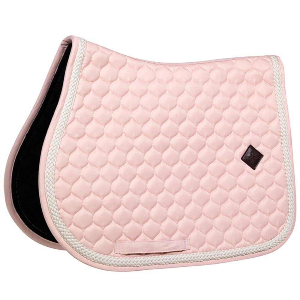 Saddle Pad Plaited Cord Light Rose