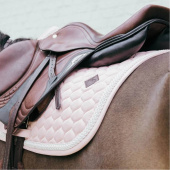 Saddle Pad Plaited Cord Light Rose Saddle Pad Plaited Cord Light Rose