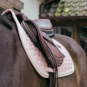 Saddle Pad Plaited Cord Light Rose Saddle Pad Plaited Cord Light Rose