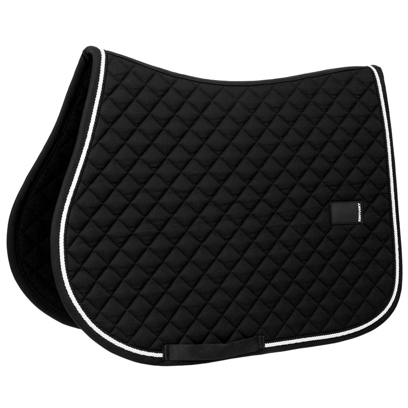 Saddle Pad Diamond Rope Black