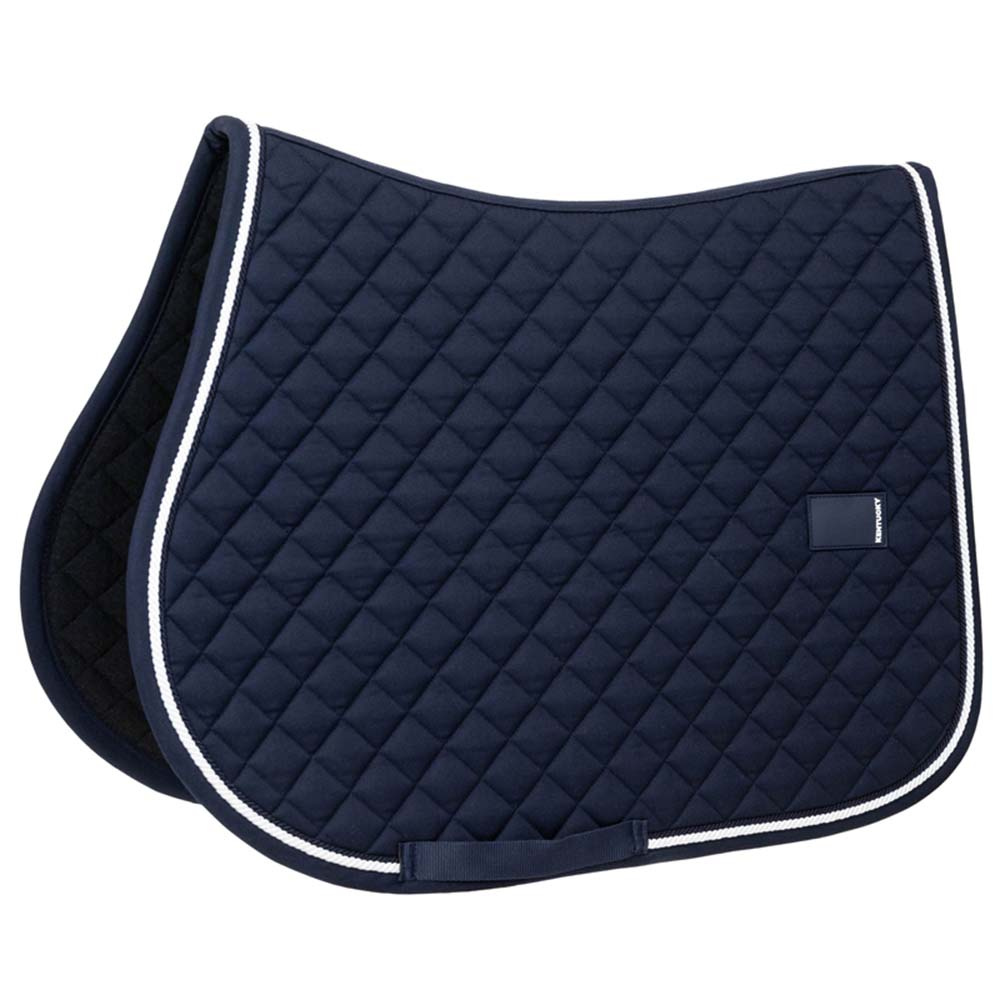 Saddle Pad Diamond Rope Navy Blue