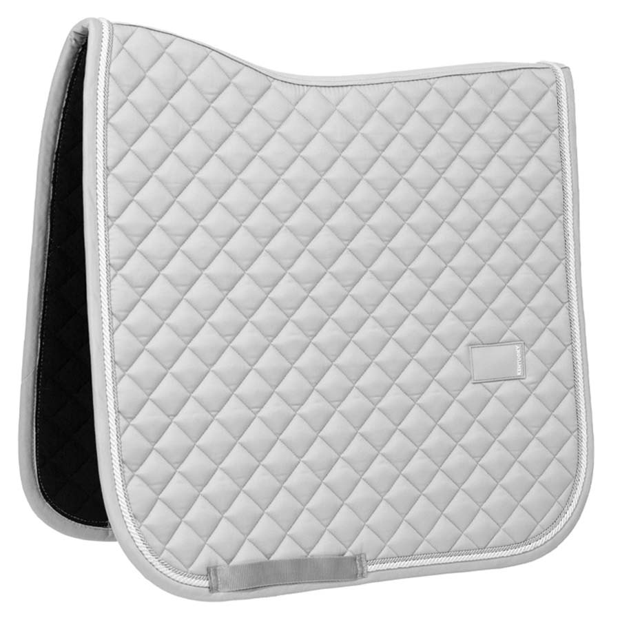 Dressage Saddle Pad Diamond Rope Grey