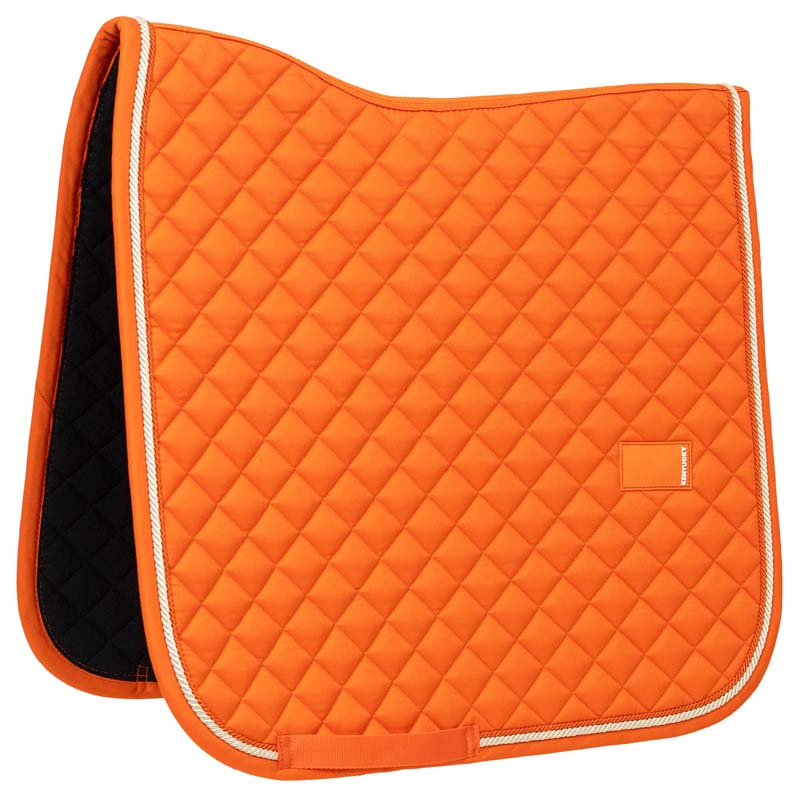 Dressage Saddle Pad Diamond Rope Orange
