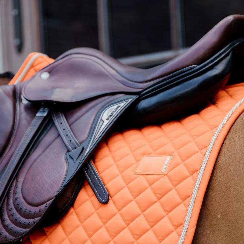 Saddle Pad Diamond Rope Orange
