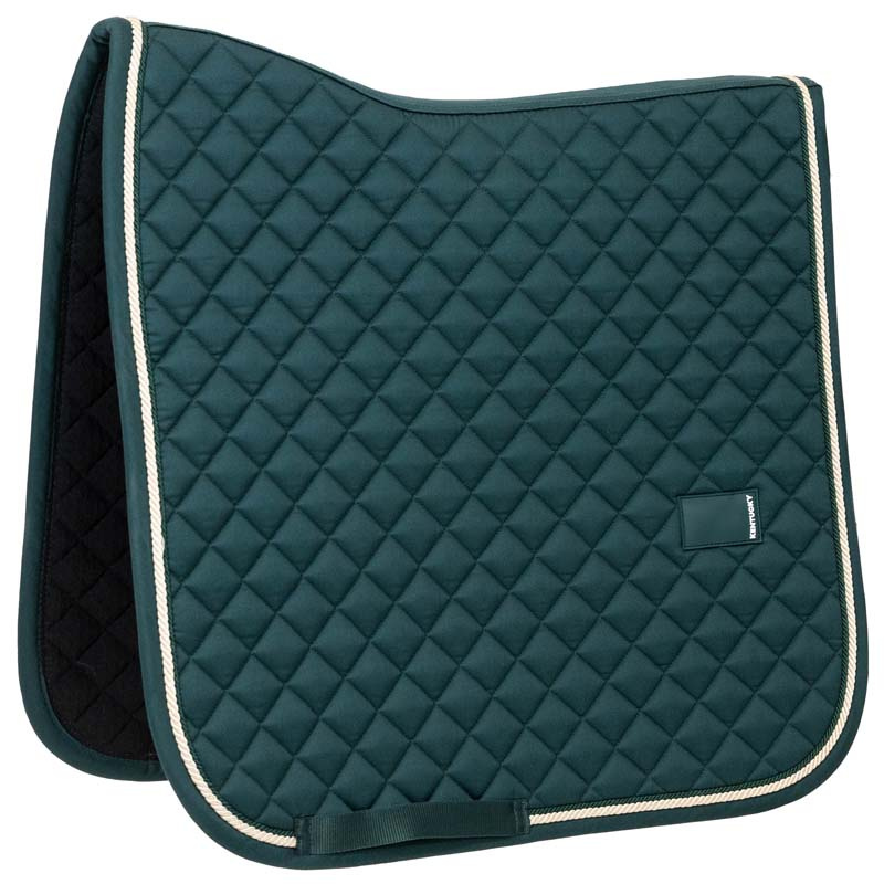Dressage Saddle Pad Diamond Rope Green