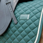 Dressage Saddle Pad Diamond Rope Green Dressage Saddle Pad Diamond Rope Green